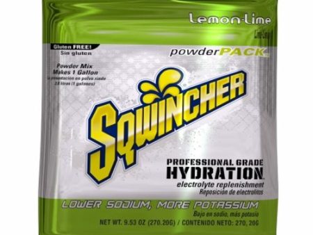 Electrolyte Replenishment Drink Mix Sqwincher  Powder Pack  Lemon-Lime Flavor 23.83 oz. Lemon-Lime Flavor 1 Count By Kent Precision Foods on Sale