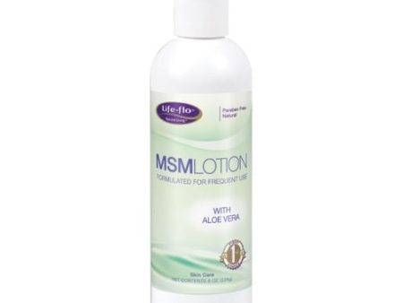 MSM Lotion 8 Oz By Life-Flo Online Sale