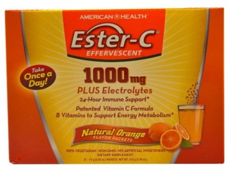 Ester-C Effervescent Natural Orange 21 Packets By Ester-C For Cheap