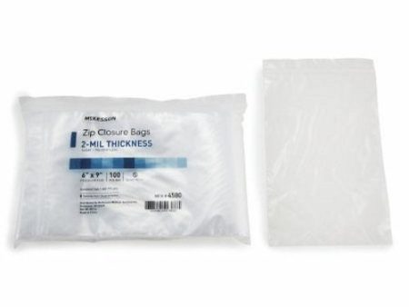 Zip Closure Bag McKesson 6 X 9 Inch Polyethylene Clear Online now