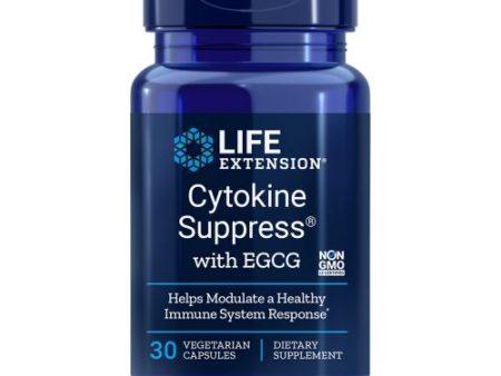 Cytokine Suppress with Egcg 30 Vcaps By Life Extension For Cheap