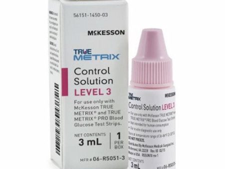 Blood Glucose Control Solution Level 3, 1 Count By McKesson Online Hot Sale