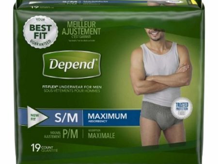 Male Adult Absorbent Underwear Small   Medium Case of 38 By Kimberly Clark Online Sale