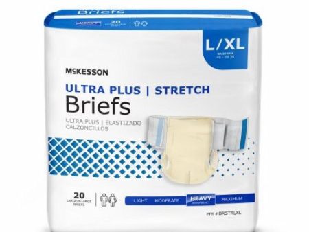 Unisex Adult Incontinence Brief Case of 80 By McKesson Sale