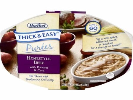 Puree Thick & Easy Beef with Potatoes   Corn Flavor, Case of 7 X 7 Oz By Hormel Sale