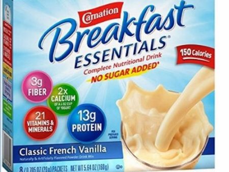 Oral Supplement Breakfast Essentials French Vanilla Flavor, Case of 64 X 20 Grams By Nestle Healthcare Nutrition Online