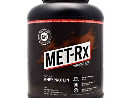 100% Natural Whey Protein Chocolate 5 lb By Met-Rx Cheap