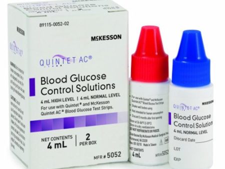 Blood Glucose Control Solution Level 1 & Level 2, 1 Count By McKesson Online