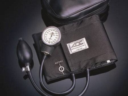 Aneroid Sphygmomanometer with Cuff Adult Size, Black, 1 Each By American Diagnostic Corp Online Sale