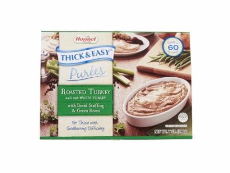 Puree Thick & Easy with Stuffing   Green Beans Flavor, Case of 7 X 7 Oz By Hormel Online now