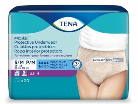 Female Adult Absorbent Underwear Small   Medium, 20 Bags By Essity Supply