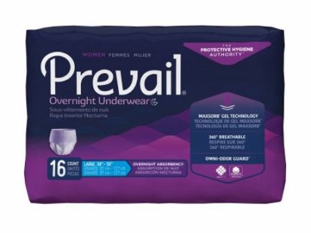 Female Adult Absorbent Underwear Large, 16 Count By First Quality on Sale