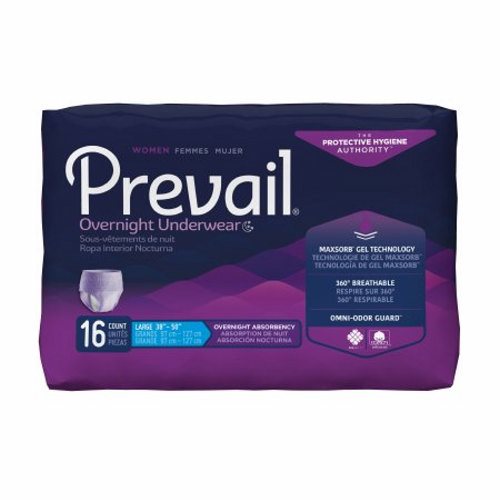 Female Adult Absorbent Underwear Large, 16 Count By First Quality on Sale