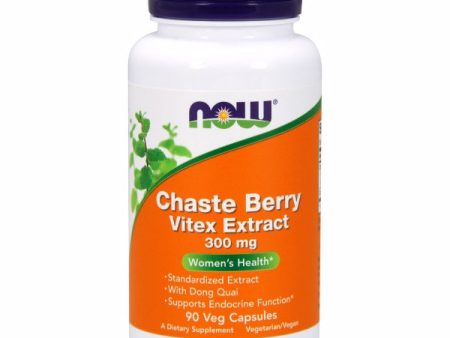 Chaste Berry-Vitex Extract 90 Veg Caps By Now Foods Online