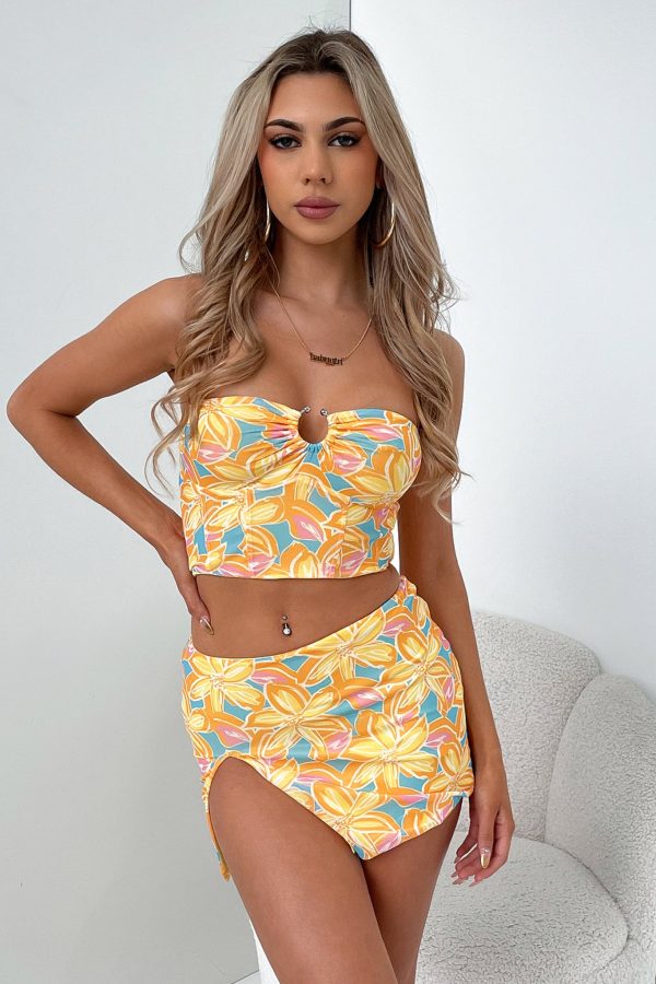 Riva Skirt - Yellow Floral Supply